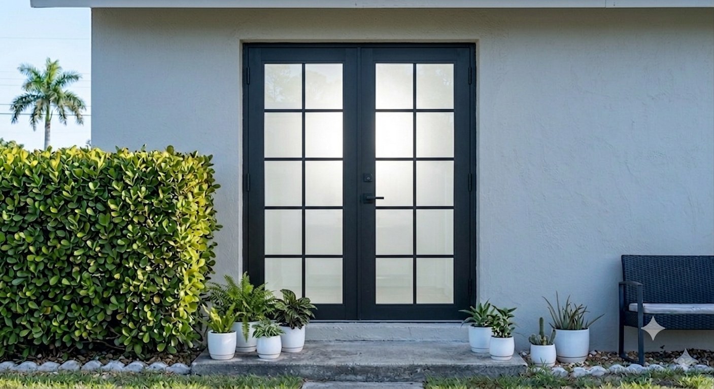 After: French impact door installation – Wellington, FL