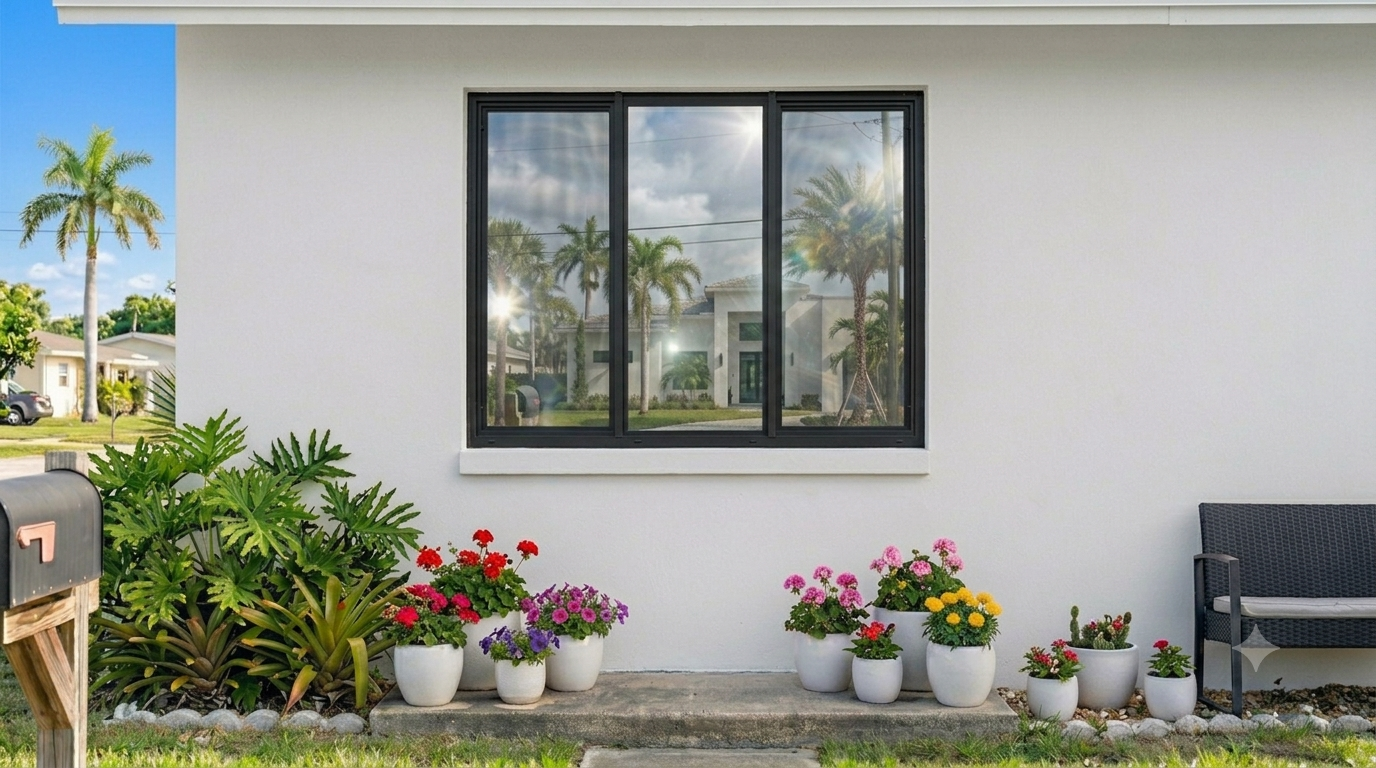 After: sliding impact door installed – Boca Raton, FL